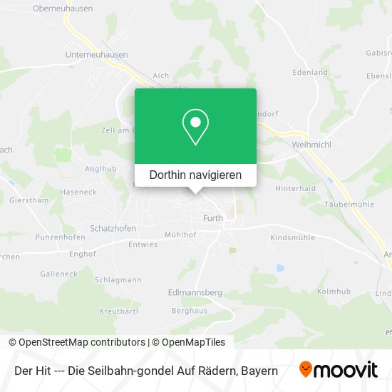 Der Hit --- Die Seilbahn-gondel Auf Rädern Karte