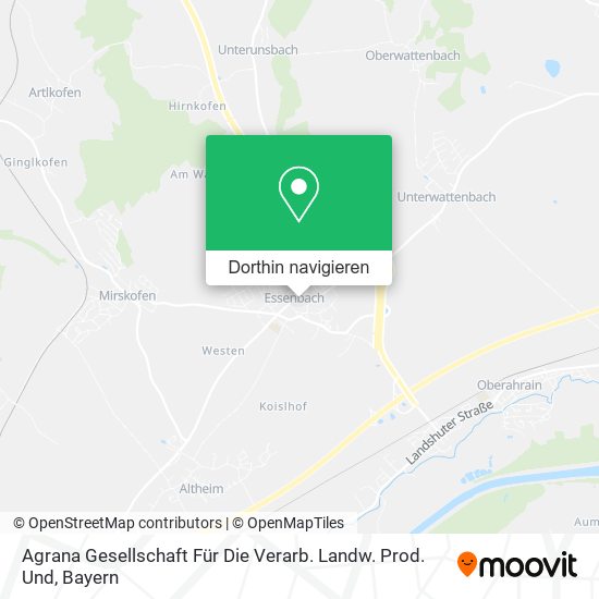 Agrana Gesellschaft Für Die Verarb. Landw. Prod. Und Karte