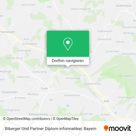 Biberger Und Partner Diplom-informatiker Karte