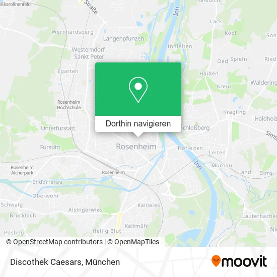 Discothek Caesars Karte