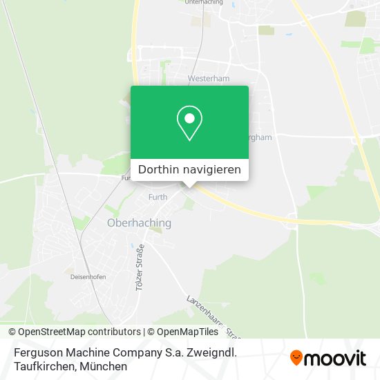 Ferguson Machine Company S.a. Zweigndl. Taufkirchen Karte