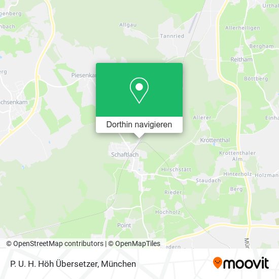 P. U. H. Höh Übersetzer Karte