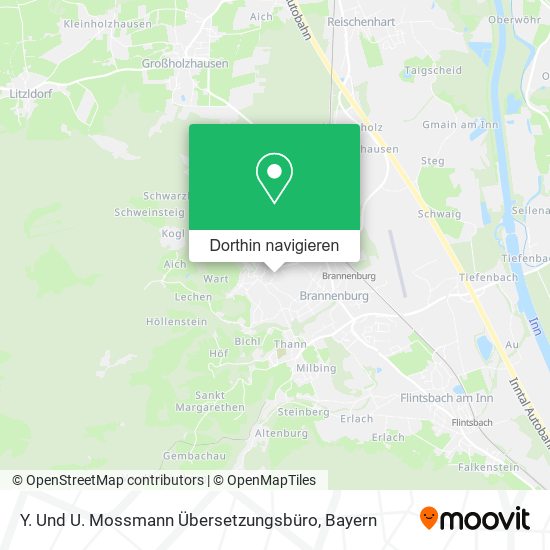 Y. Und U. Mossmann Übersetzungsbüro Karte