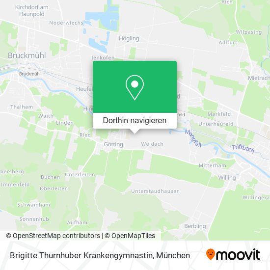 Brigitte Thurnhuber Krankengymnastin Karte