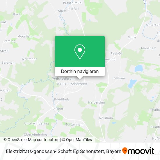 Elektrizitäts-genossen- Schaft Eg Schonstett Karte