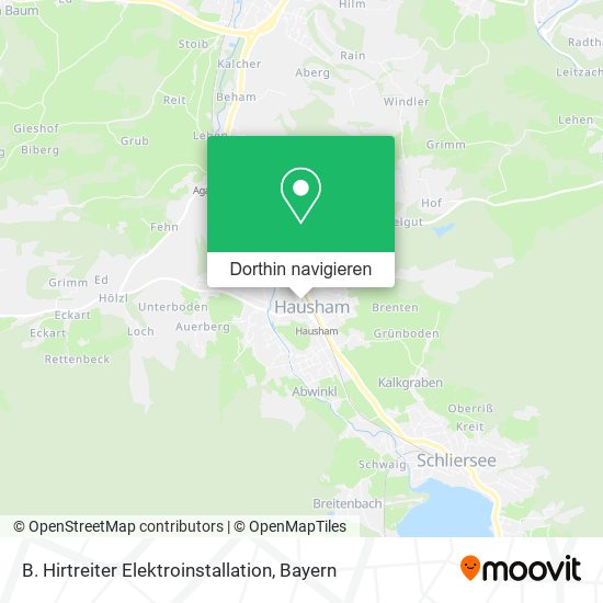 B. Hirtreiter Elektroinstallation Karte