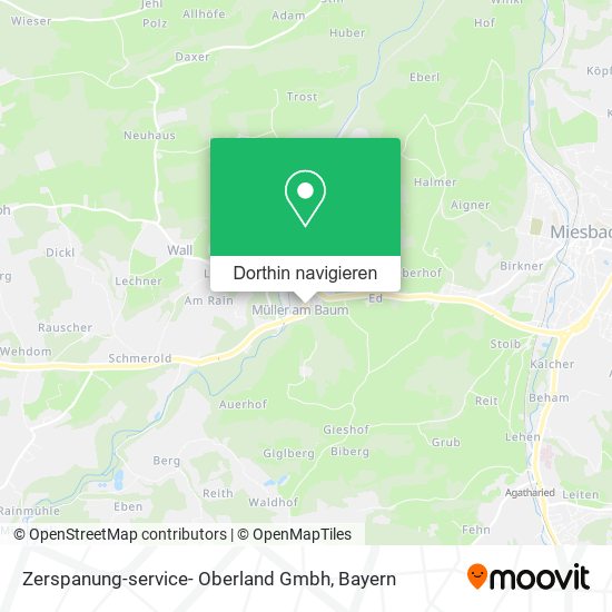 Zerspanung-service- Oberland Gmbh Karte