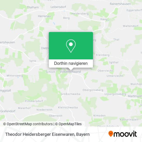 Theodor Heidersberger Eisenwaren Karte