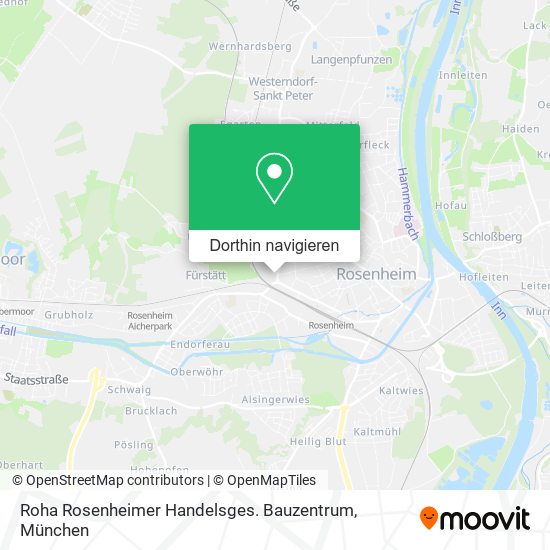 Roha Rosenheimer Handelsges. Bauzentrum Karte