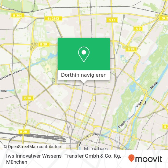 Iws Innovativer Wissens- Transfer Gmbh & Co. Kg Karte