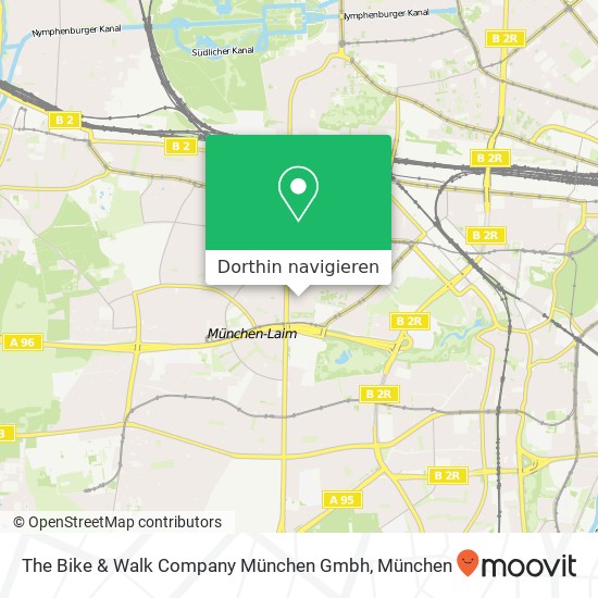 The Bike & Walk Company München Gmbh Karte