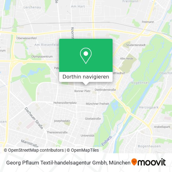 Georg Pflaum Textil-handelsagentur Gmbh Karte