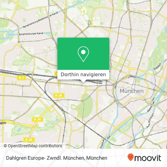 Dahlgren Europe- Zwndl. München Karte