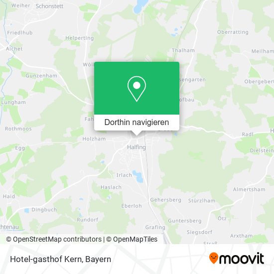 Hotel-gasthof Kern Karte