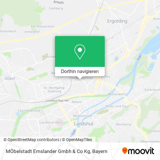 MÖbelstadt Emslander Gmbh & Co Kg Karte