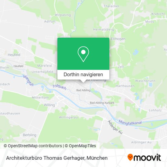 Architekturbüro Thomas Gerhager Karte