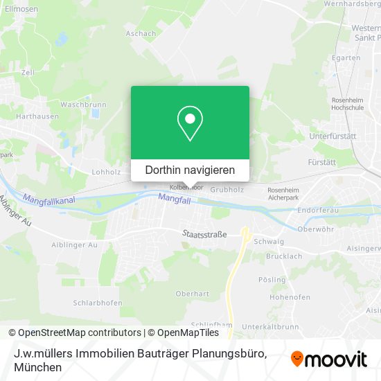 J.w.müllers Immobilien Bauträger Planungsbüro Karte