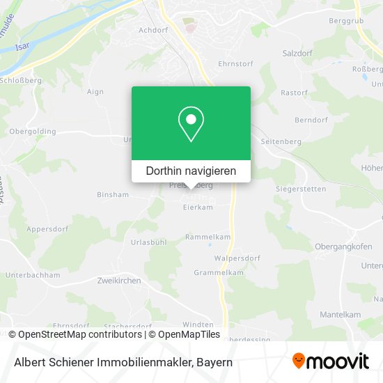 Albert Schiener Immobilienmakler Karte