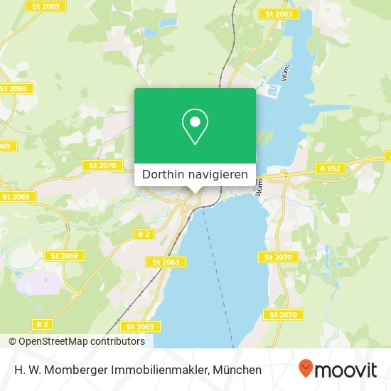 H. W. Momberger Immobilienmakler Karte