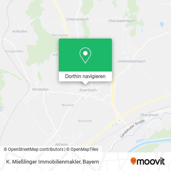 K. Mießlinger Immobilienmakler Karte