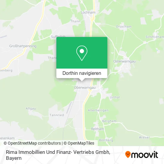 Rima Immobillien Und Finanz- Vertriebs Gmbh Karte