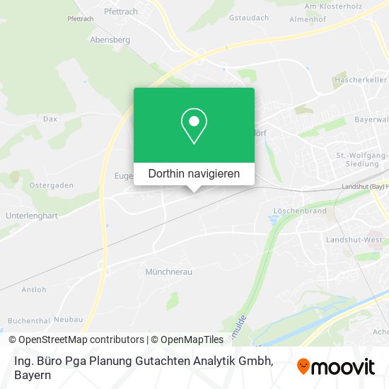 Ing. Büro Pga Planung Gutachten Analytik Gmbh Karte