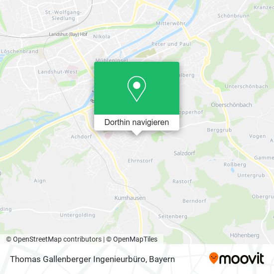 Thomas Gallenberger Ingenieurbüro Karte