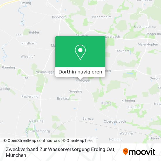 Zweckverband Zur Wasserversorgung Erding Ost Karte