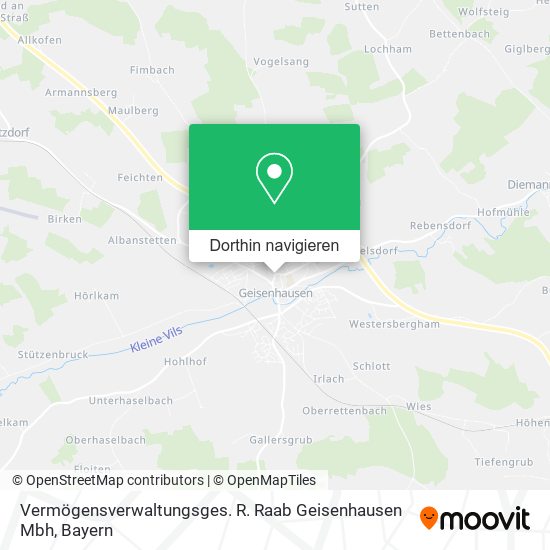 Vermögensverwaltungsges. R. Raab Geisenhausen Mbh Karte