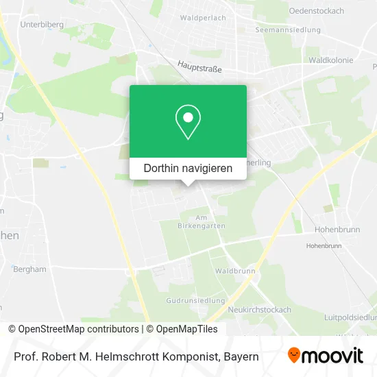 Prof. Robert M. Helmschrott Komponist Karte