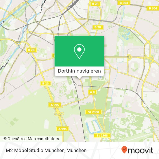 M2 Möbel Studio München Karte