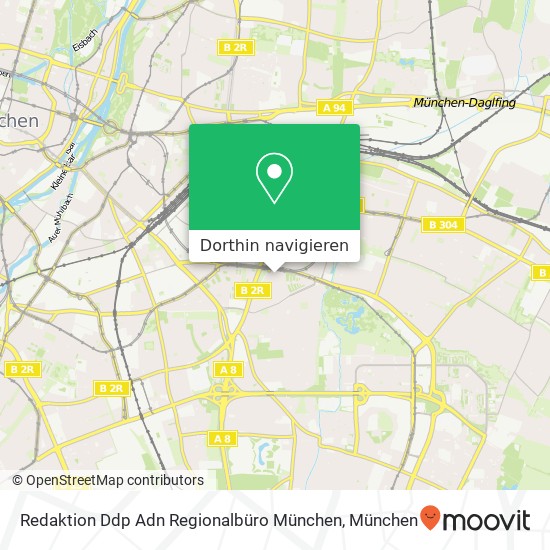 Redaktion Ddp Adn Regionalbüro München Karte