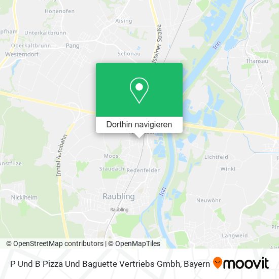 P Und B Pizza Und Baguette Vertriebs Gmbh Karte
