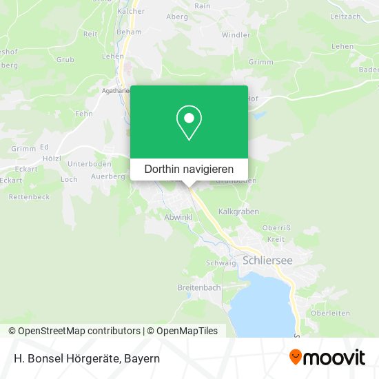 H. Bonsel Hörgeräte Karte