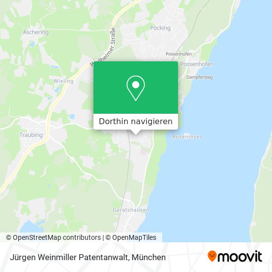 Jürgen Weinmiller Patentanwalt Karte