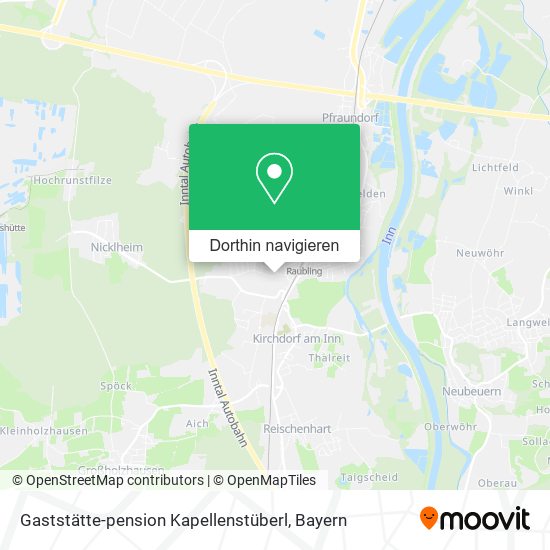 Gaststätte-pension Kapellenstüberl Karte