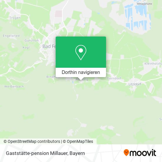 Gaststätte-pension Millauer Karte