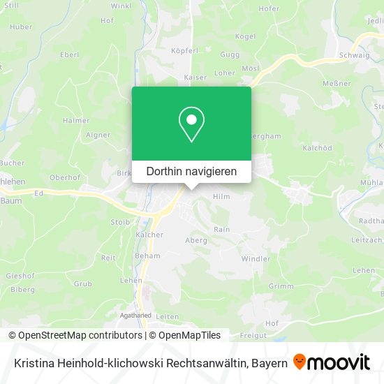 Kristina Heinhold-klichowski Rechtsanwältin Karte