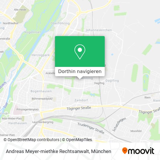 Andreas Meyer-miethke Rechtsanwalt Karte