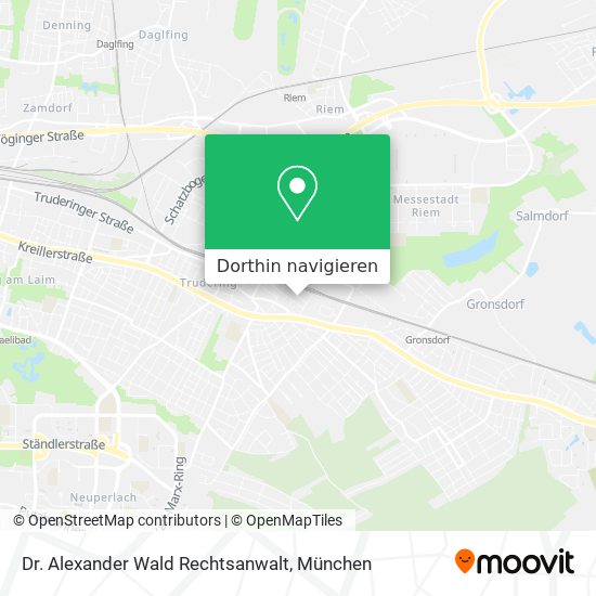 Dr. Alexander Wald Rechtsanwalt Karte