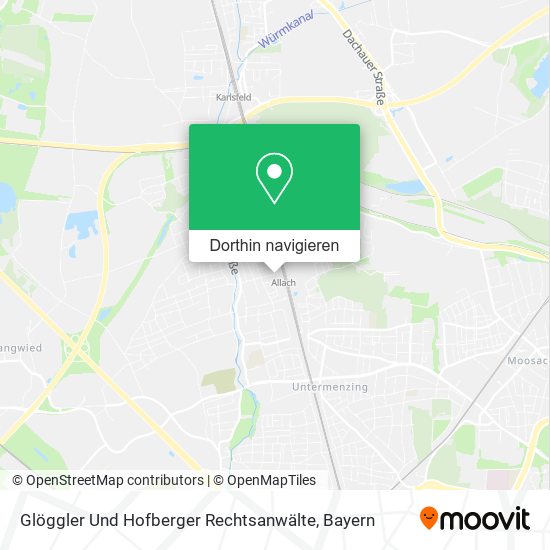 Glöggler Und Hofberger Rechtsanwälte Karte