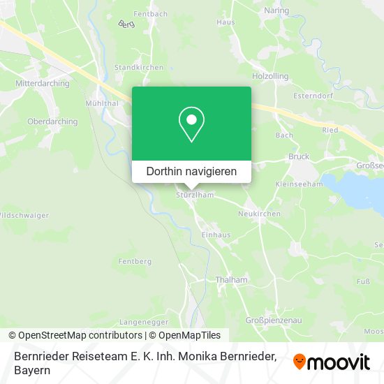 Bernrieder Reiseteam E. K. Inh. Monika Bernrieder Karte
