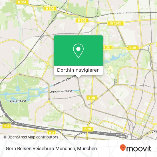 Gern Reisen Reisebüro München Karte