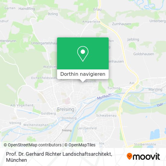 Prof. Dr. Gerhard Richter Landschaftsarchitekt Karte