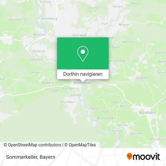 Sommerkeller Karte