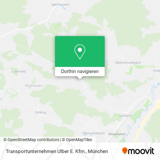 Transportunternehmen Ulber E. Kfm. Karte