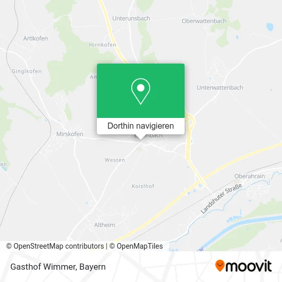 Gasthof Wimmer Karte