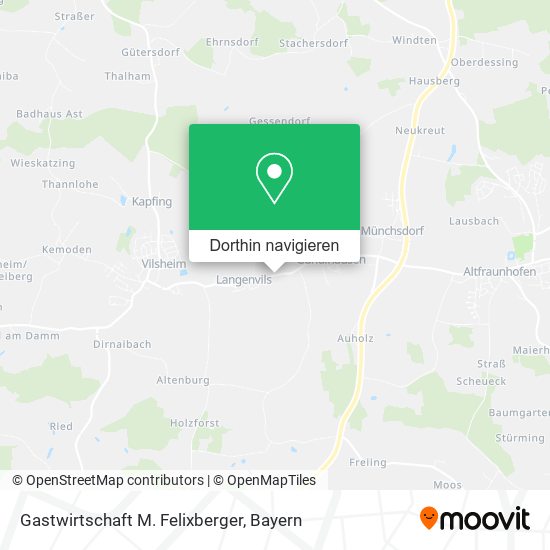 Gastwirtschaft M. Felixberger Karte