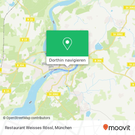 Restaurant Weisses Rössl Karte