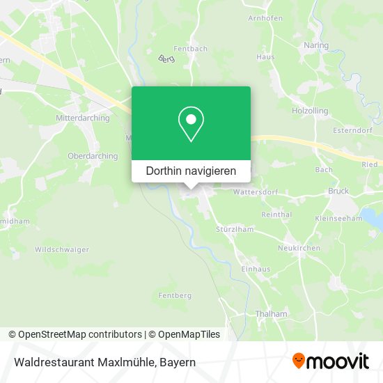 Waldrestaurant Maxlmühle Karte